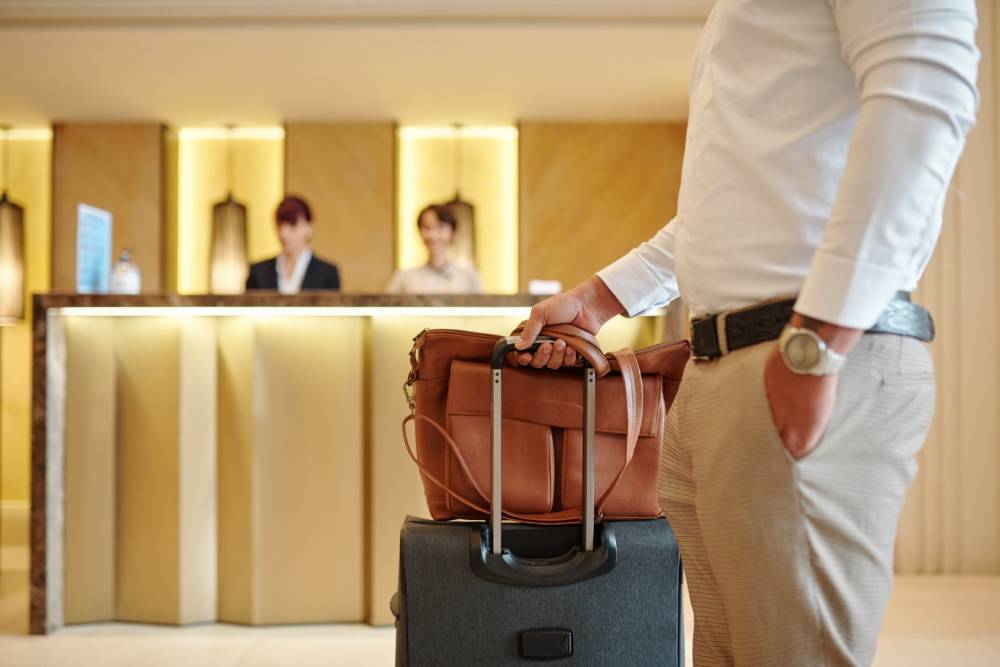 checking hotel